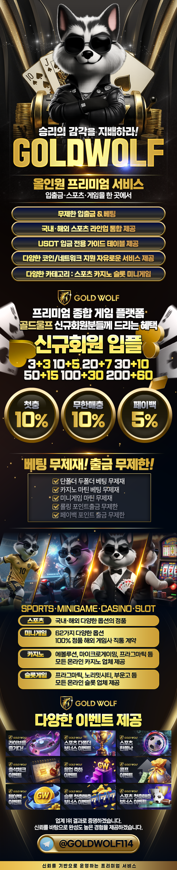 골든울프 안내 이미지